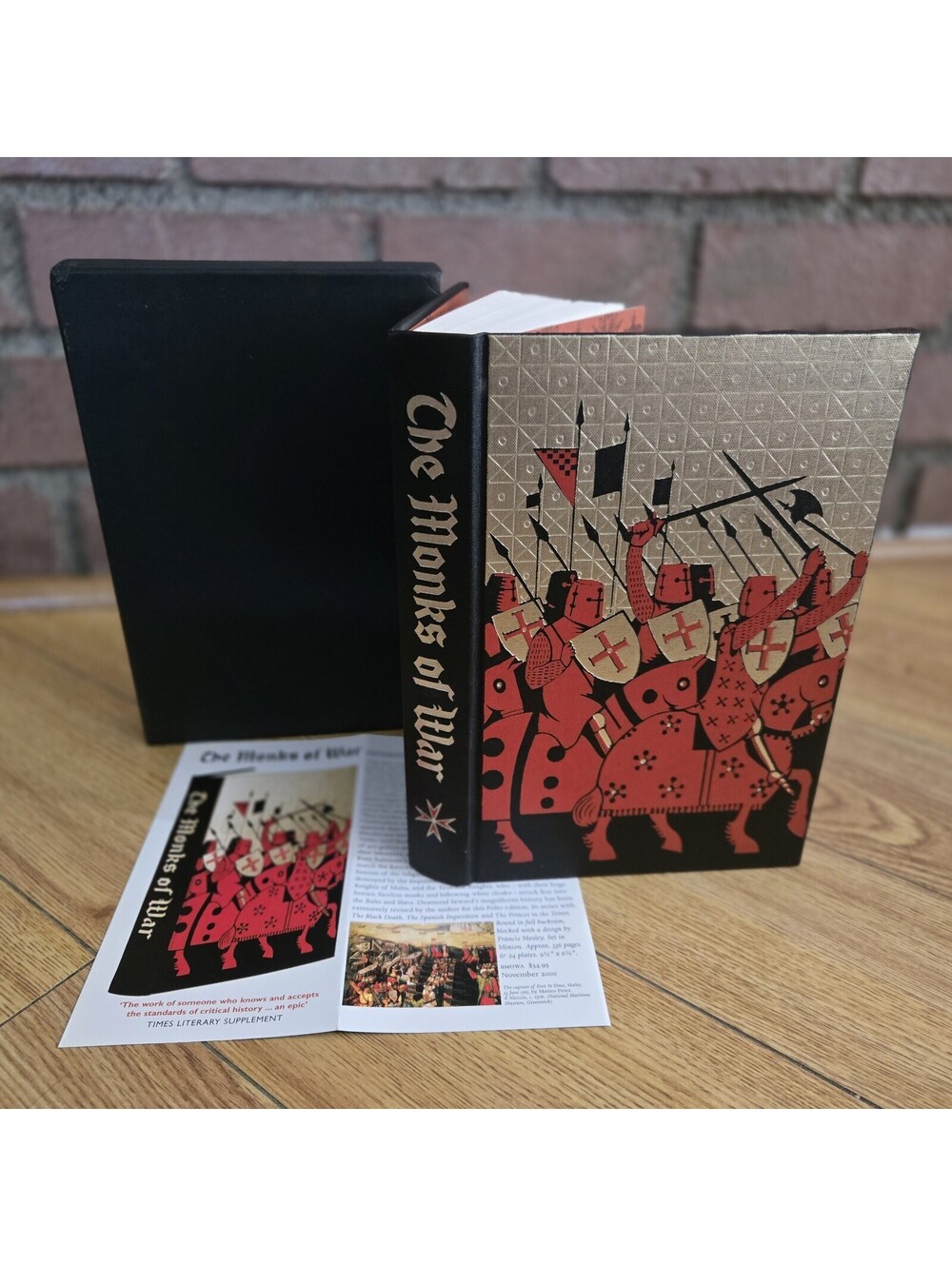 The Monks of War Desmond Seward Folio Society 2000 Slipcase Templars Crusades
